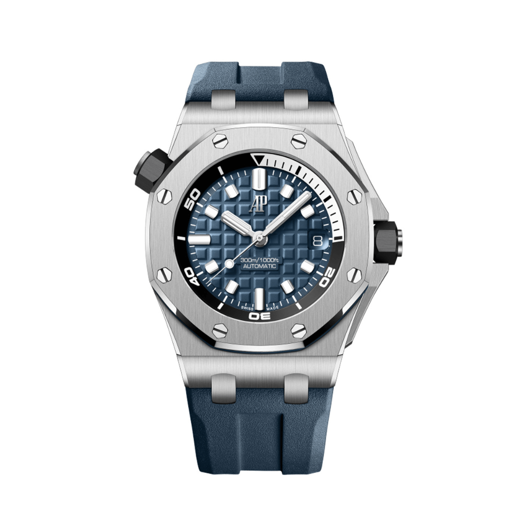 Audemars Piguet Royal Oak Offshore 15720ST.OO.A027CA.01 Diver Stainless Steel Blue Dial - Premium Luxury Product