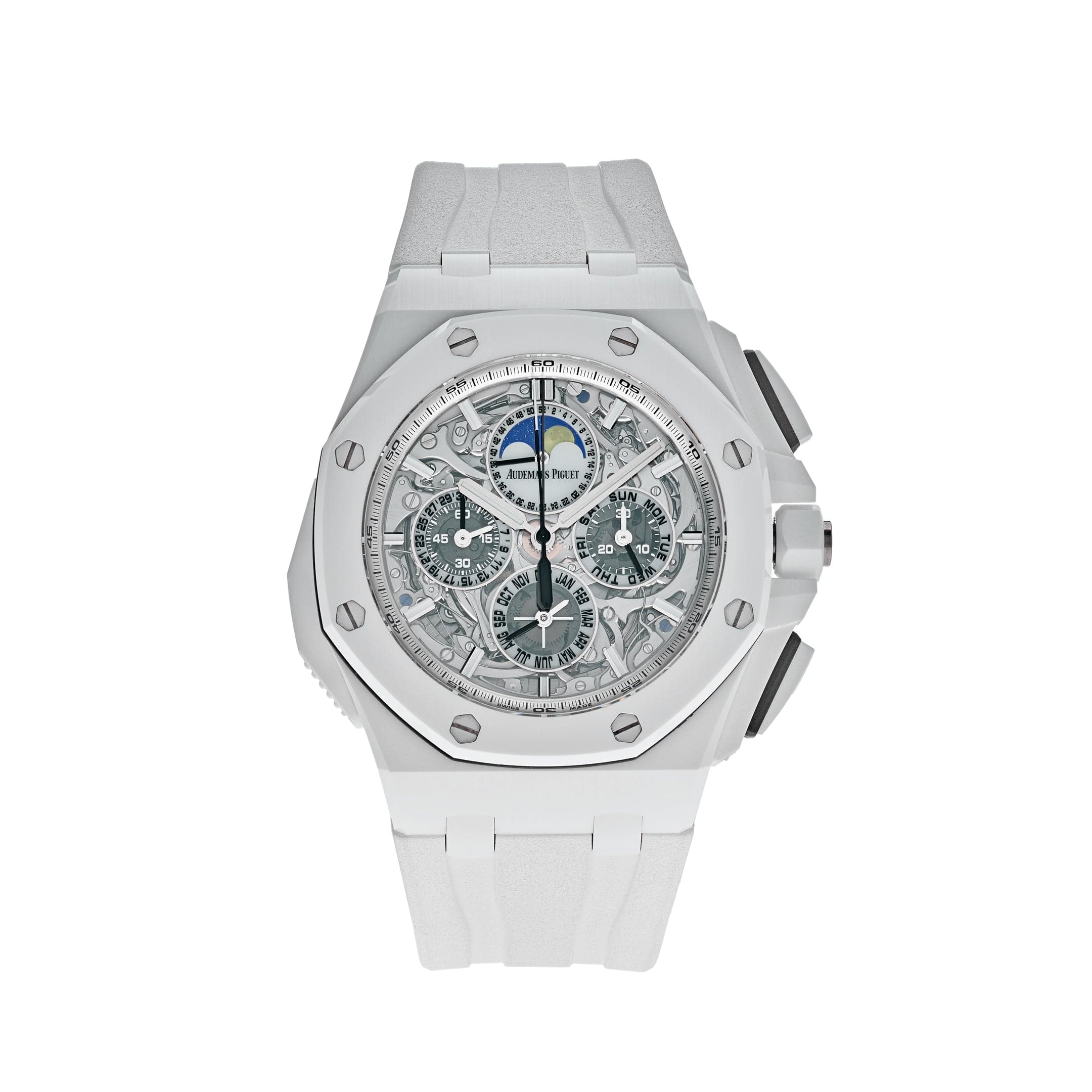 Audemars Piguet Royal Oak Offshore 26582CB.OO.A010CA.01 Grand Complications White Ceramic - Premium Luxury Product
