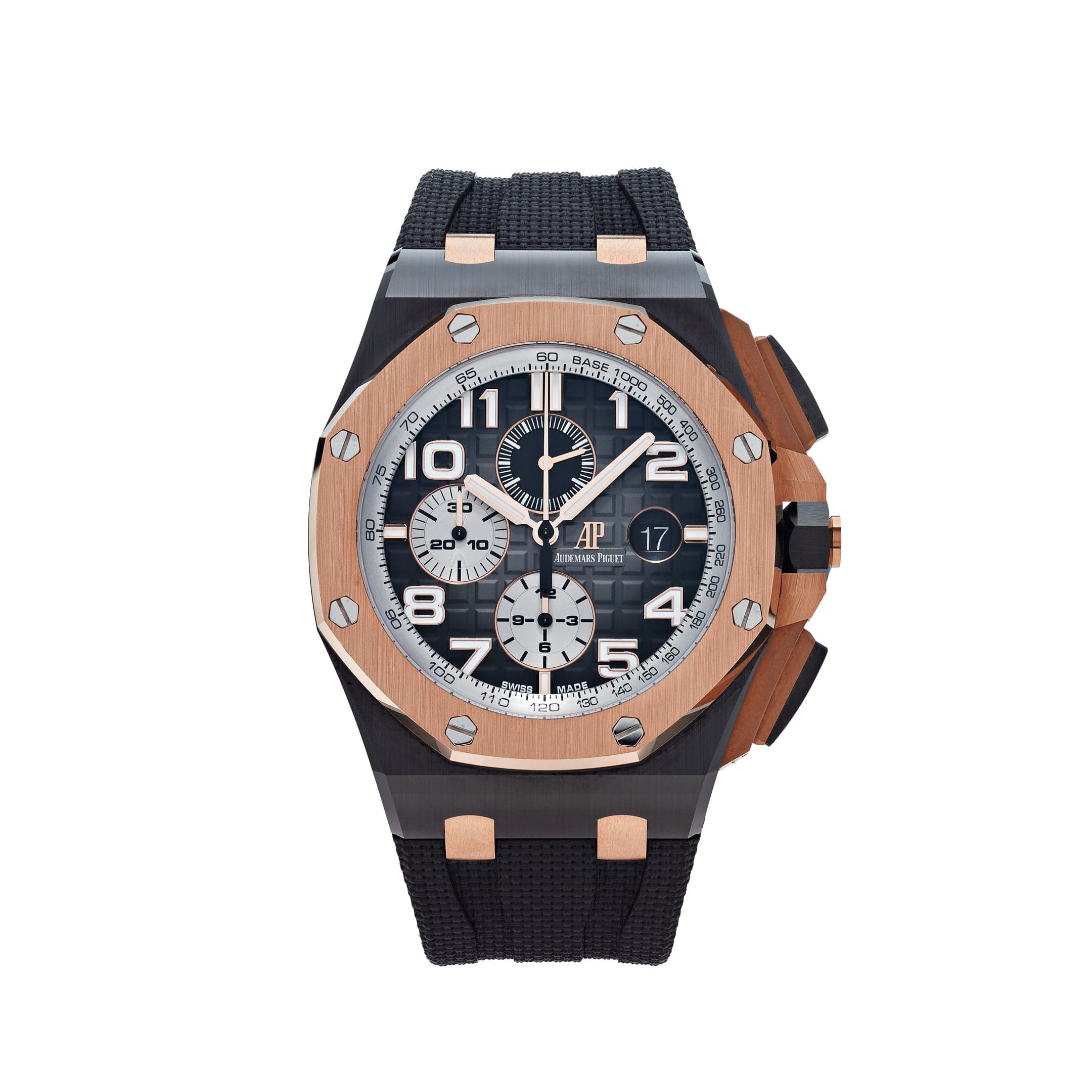 Audemars Piguet Royal Oak Offshore 26405NR.OO.A002CA.01 Selfwinding Chronograph Smoked Grey Dial - Premium Luxury Product