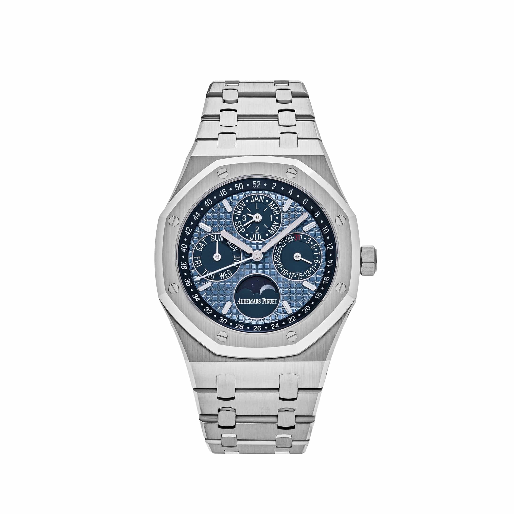 Audemars Piguet Royal Oak Perpetual Calendar 26574ST.OO.1220ST.03 Stainless Steel Blue Dial (2022) - Premium Luxury Product