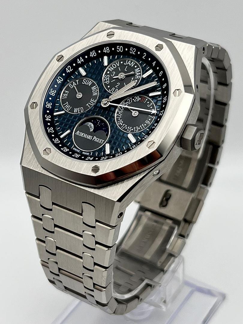 Audemars Piguet Royal Oak Perpetual Calendar 26574TI.OO.1220TI.01 Titanium Blue Dial
