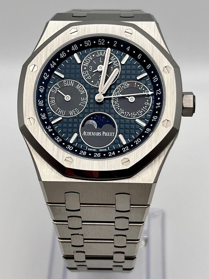 Audemars Piguet Royal Oak Perpetual Calendar 26574TI.OO.1220TI.01 Titanium Blue Dial