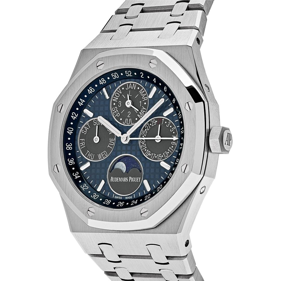 Audemars Piguet Royal Oak Perpetual Calendar 26574TI.OO.1220TI.01 Titanium Blue Dial