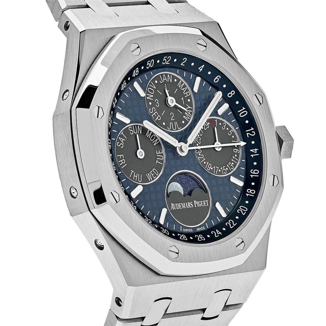 Audemars Piguet Royal Oak Perpetual Calendar 26574TI.OO.1220TI.01 Titanium Blue Dial