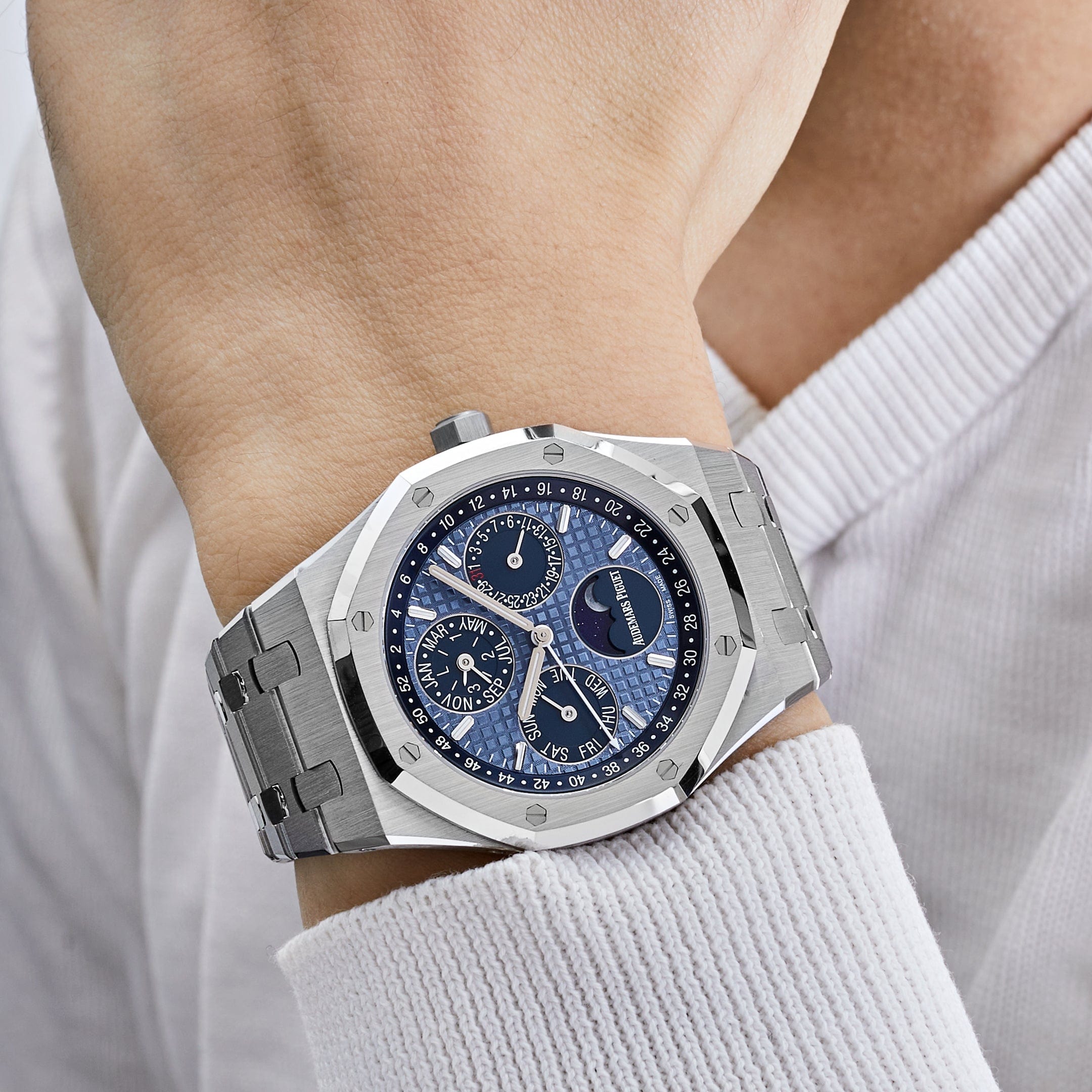 Audemars Piguet Royal Oak Perpetual Calendar 26574ST.OO.1220ST.03 Stainless Steel Blue Dial (2022)