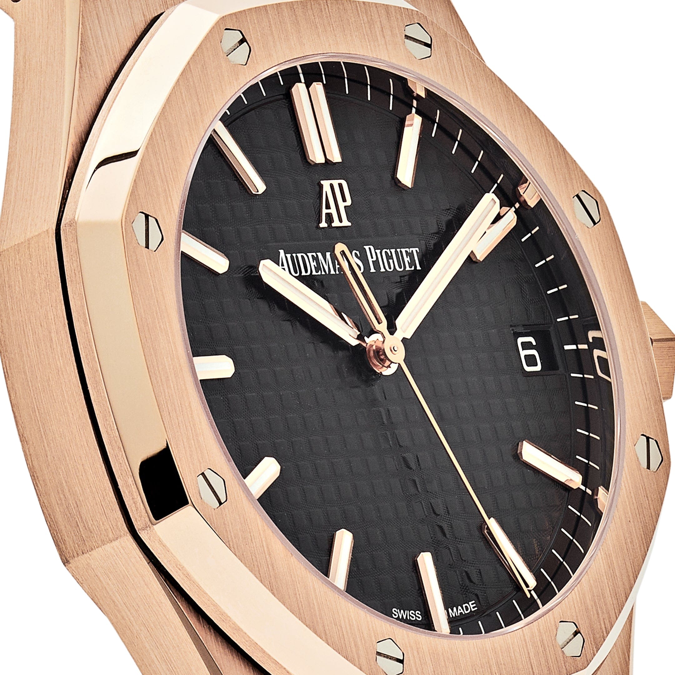 Audemars Piguet Royal Oak Selfwinding 15500OR.OO.D002CR.01 Rose Gold Black Dial