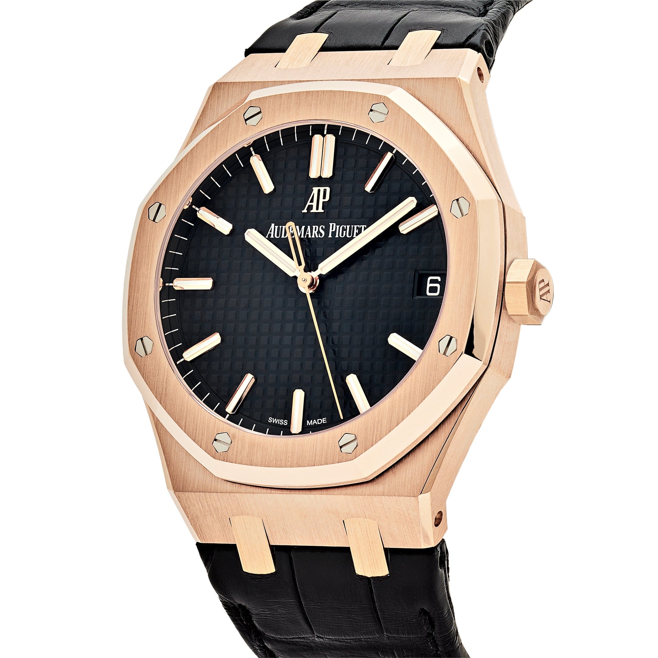 Audemars Piguet Royal Oak Selfwinding 15500OR.OO.D002CR.01 Rose Gold Black Dial