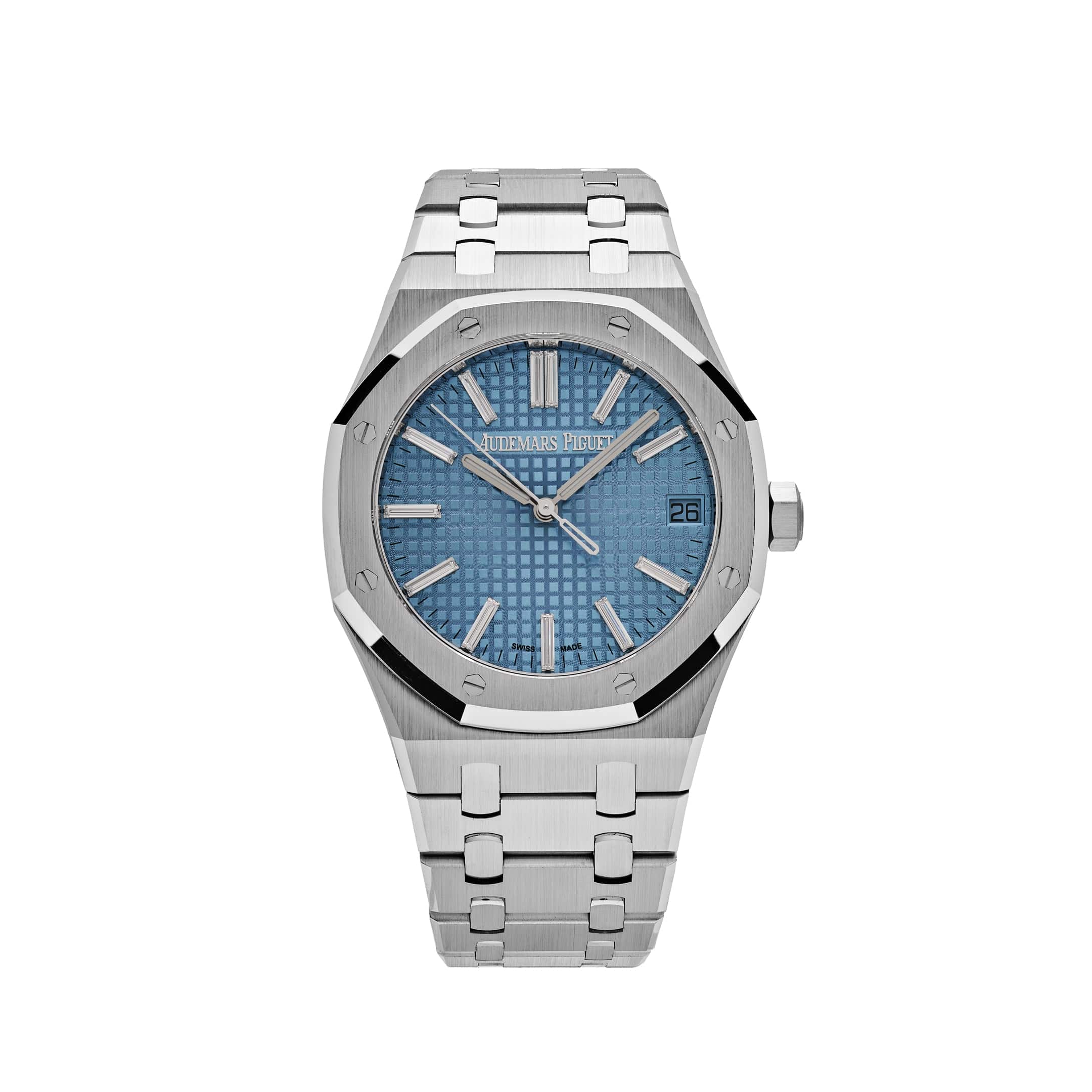 Audemars Piguet Royal Oak Selfwinding 15510BC.OO.1320BC.01 White Gold Blue Dial Limited Edition - Premium Luxury Product