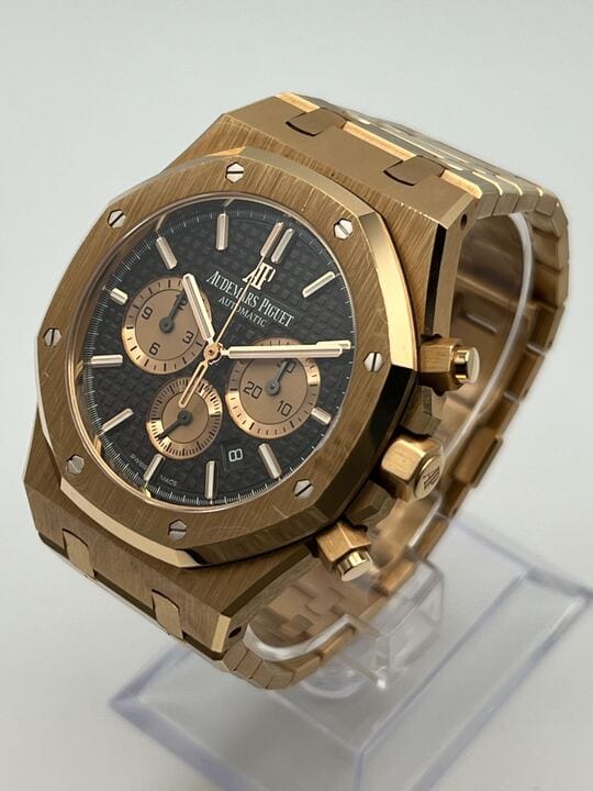 Audemars Piguet Royal Oak Selfwinding Chronograph 26331OR.OO.1220OR.02 Rose Gold Brown Dial