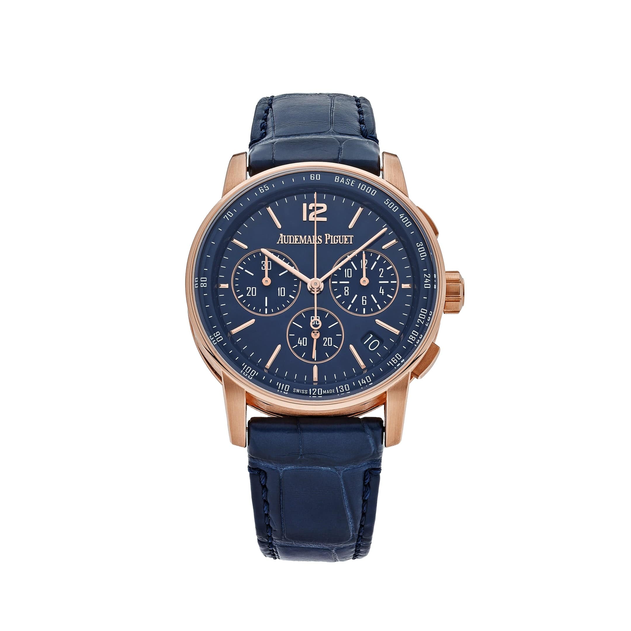 Audemars Piguet Selfwinding Chronograph Code 11.59 26393OR.OO.A321CR.01 Lacquered Blue Dial - Premium Luxury Product