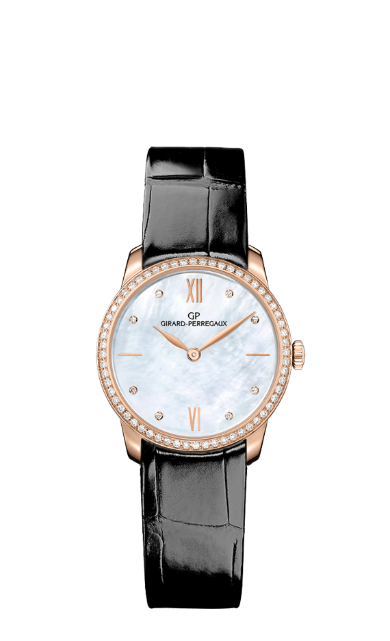 Girard Perregaux 1966 18K Rose Gold Diamond Lady's Watch - Premium Luxury Product