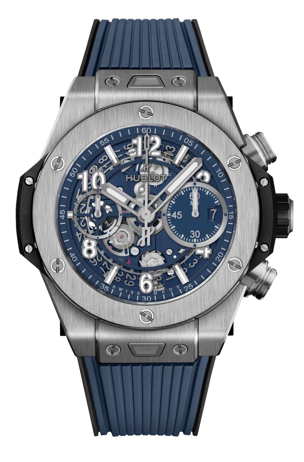 Hublot Big Bang Unico Titanium Blue Men`s Watch - Premium Luxury Product