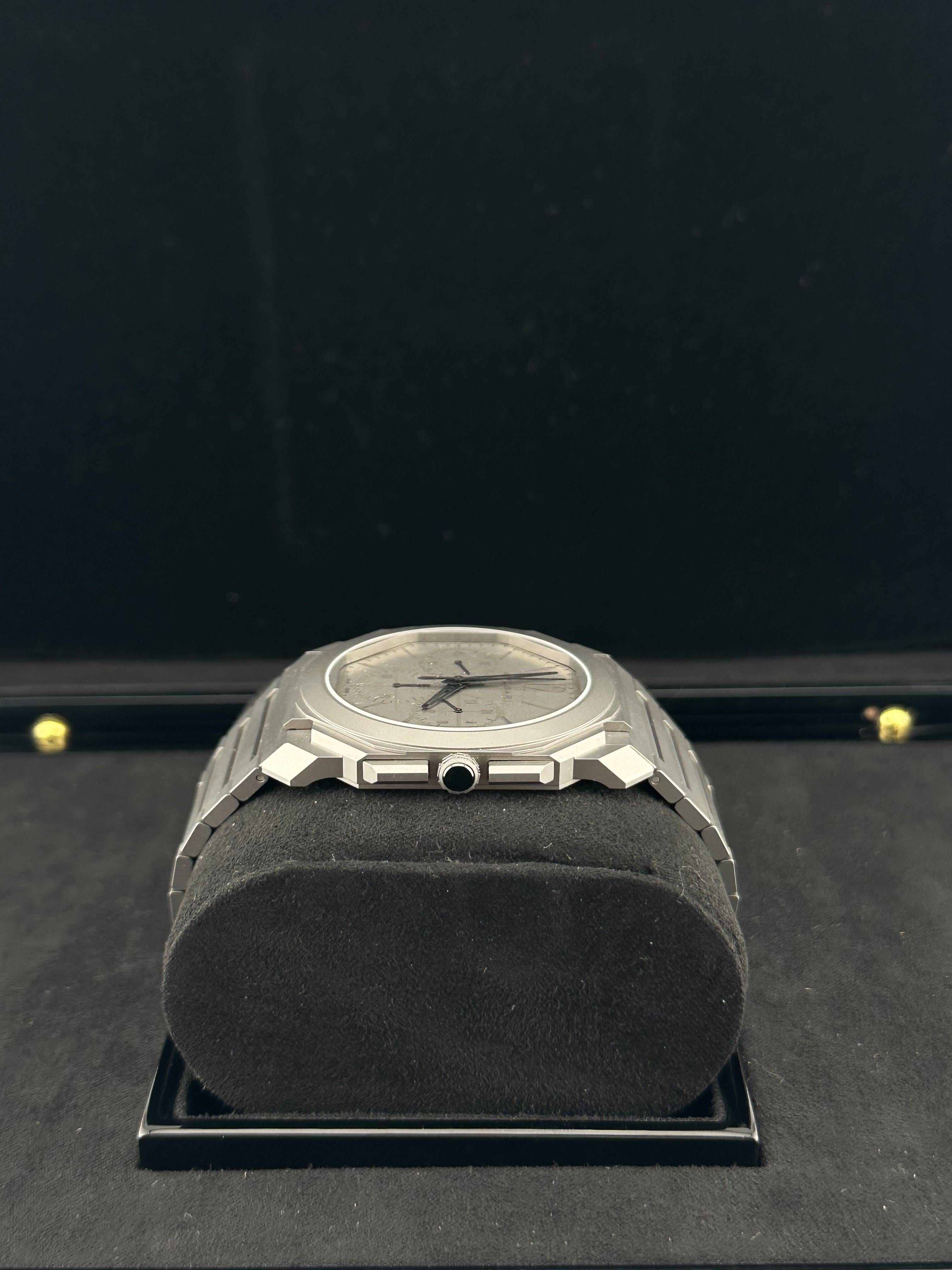 Bvlgari Octo Finissimo 103673 Chronograph GMT 10th Anniversary Titanium Limited Edition (2022)