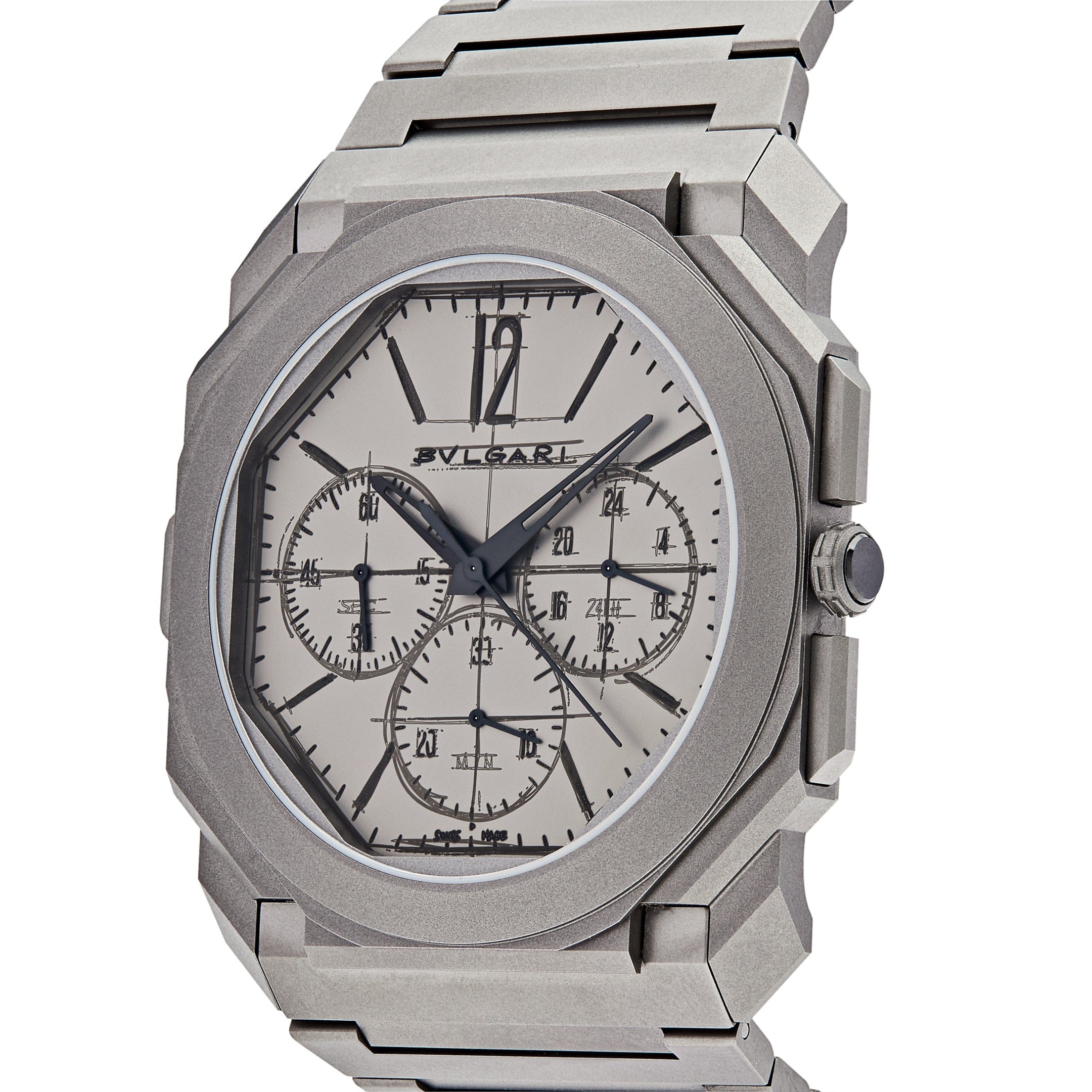 Bvlgari Octo Finissimo 103673 Chronograph GMT 10th Anniversary Titanium Limited Edition (2022)