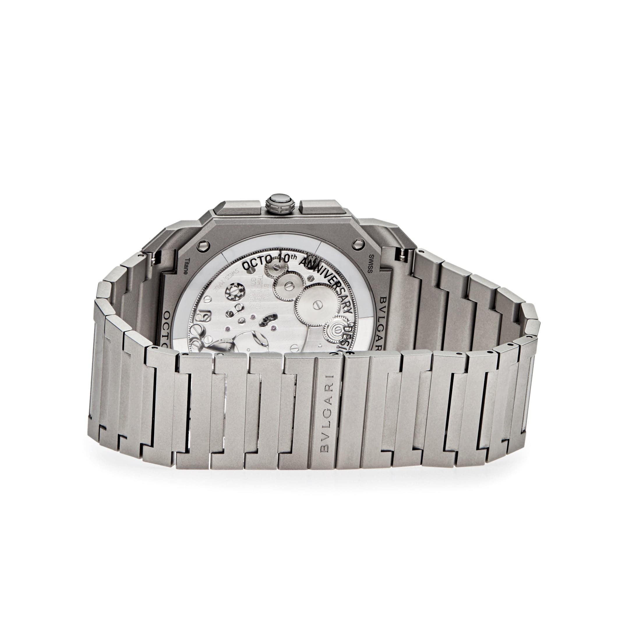 Bvlgari Octo Finissimo 103673 Chronograph GMT 10th Anniversary Titanium Limited Edition (2022)