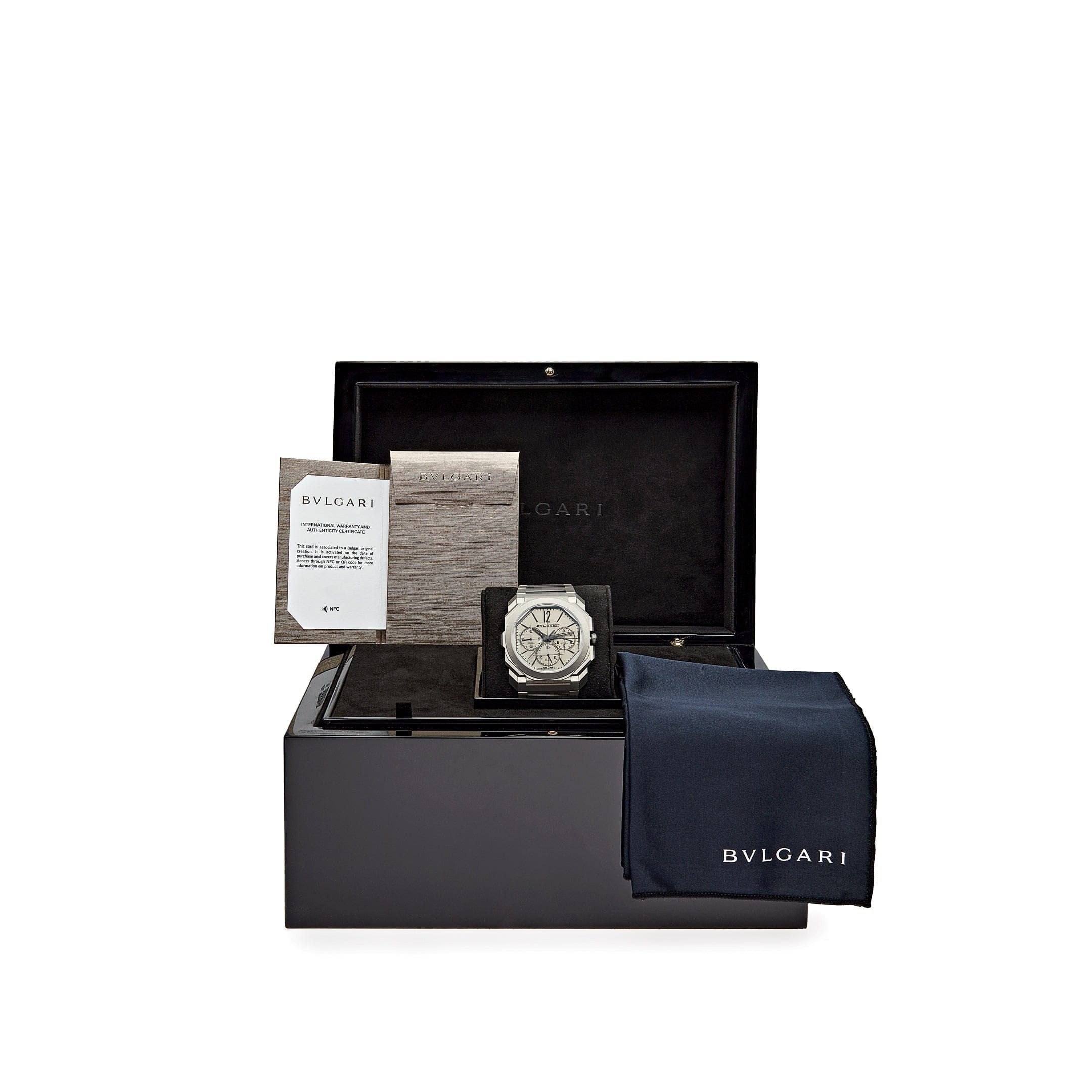 Bvlgari Octo Finissimo 103673 Chronograph GMT 10th Anniversary Titanium Limited Edition (2022)