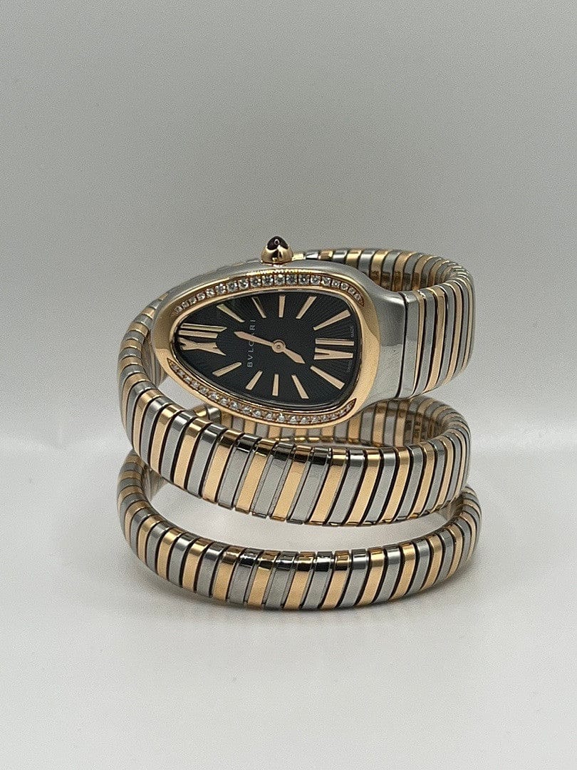 BVLGARI Serpenti Tubogas 102099 Stainless Steel and Rose Gold