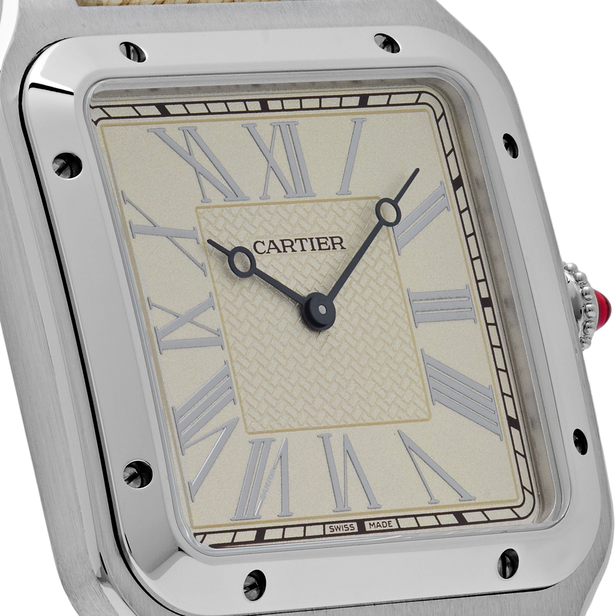 Cartier Santos Dumont XL WGSA0036  “La Demoiselle” Platinum Beige Dial  Limited Edition (2021)