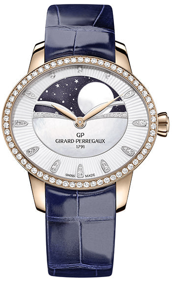 Girard Perregaux Cat's Eye Celestial 18K Rose Gold Lady's Watch - Premium Luxury Product
