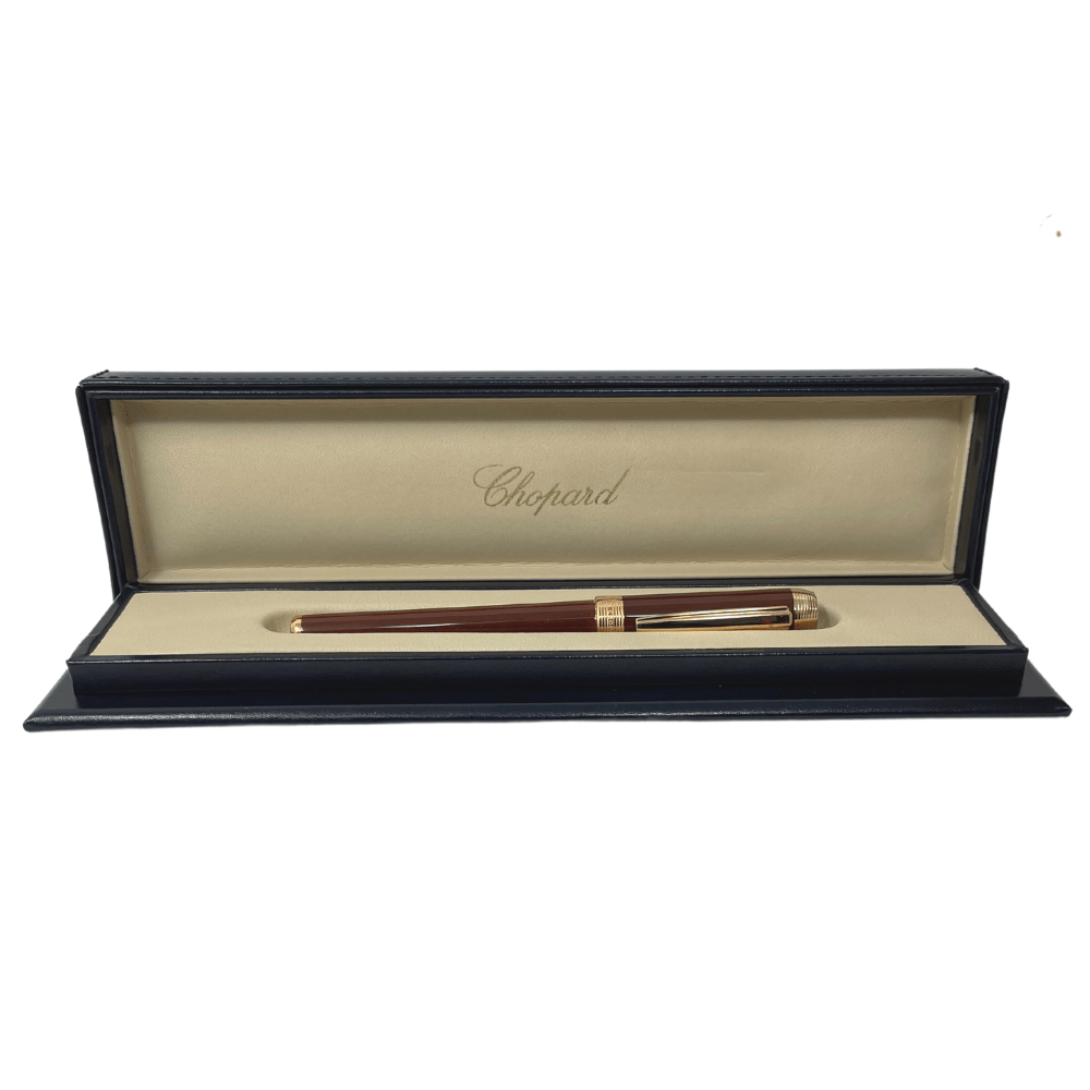 Chopard Classic Superfast Brown Mother of Pearl Acrylic Resin Rollerball Pen 95013-0406 - Premium Luxury Product