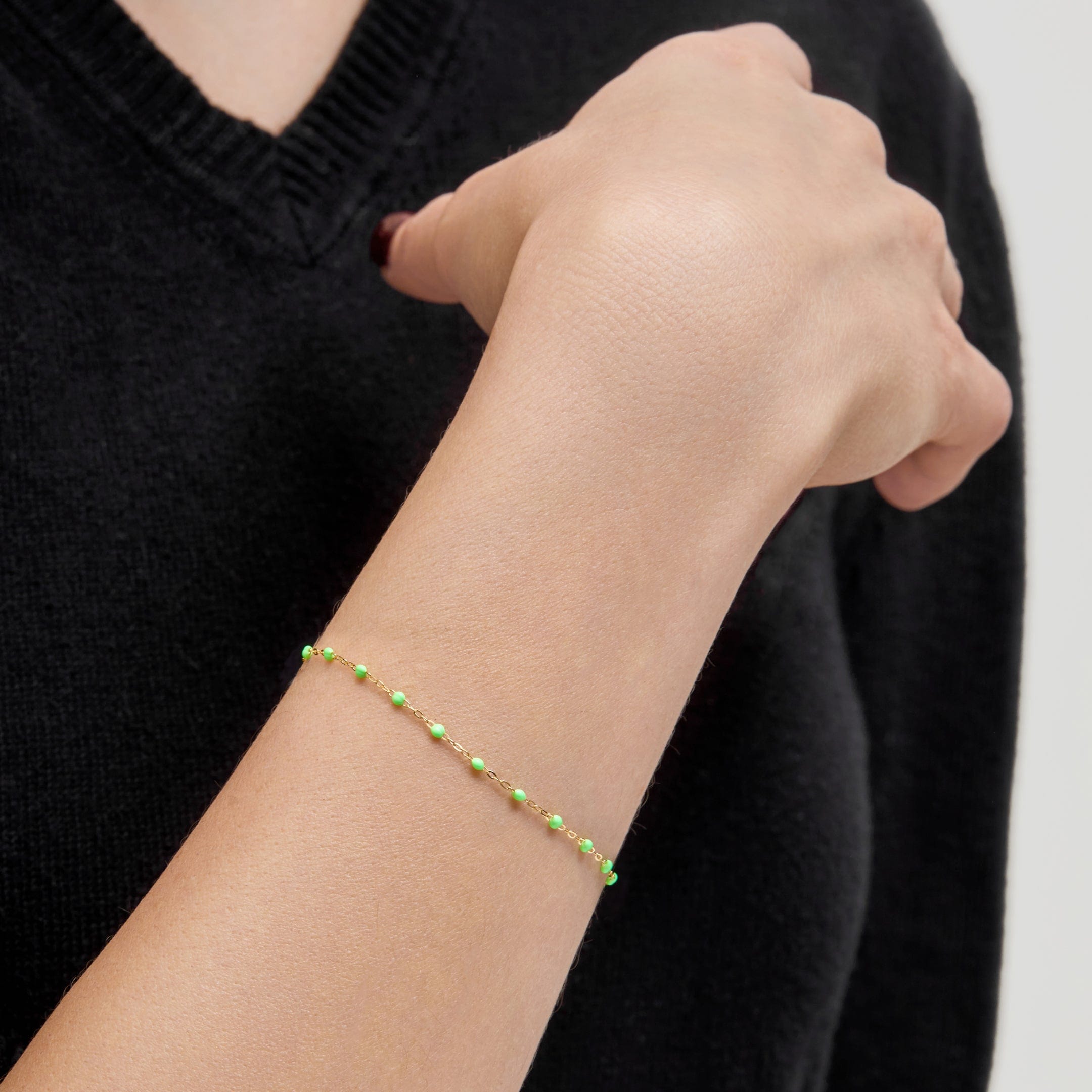 Gigi Clozeau Classic Yellow Gold Bracelet in Anis