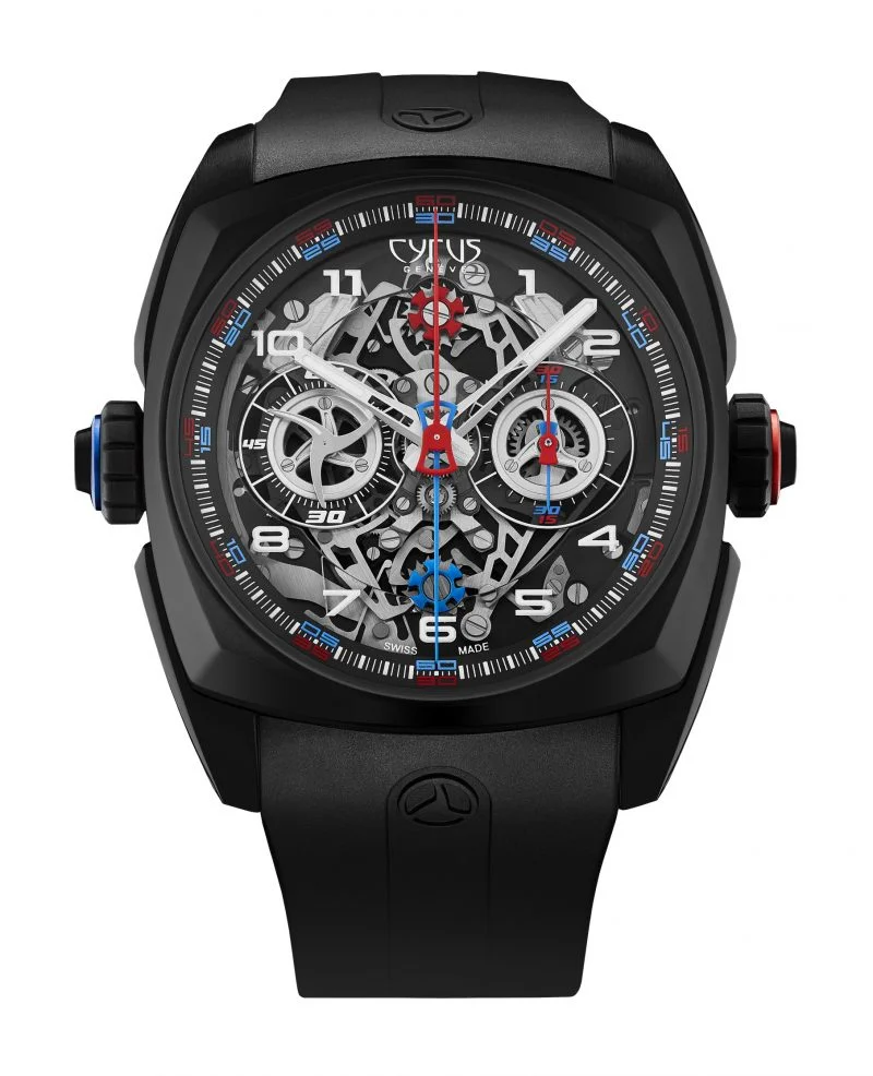 Cyrus Klepcys Dice Black DLC Titanium Men's Watch - Premium Luxury Product