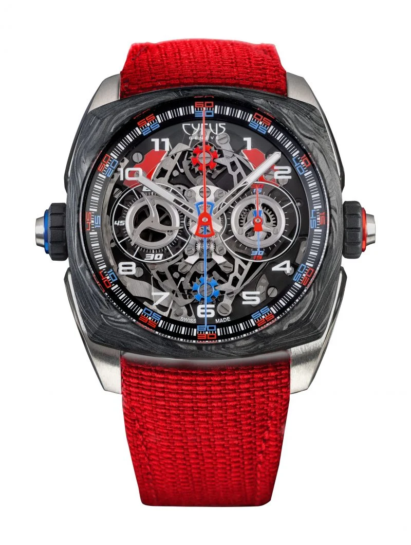 Cyrus Klepcys Dice Racing Titanium & Carbon Fiber Men's Watch - Premium Luxury Product