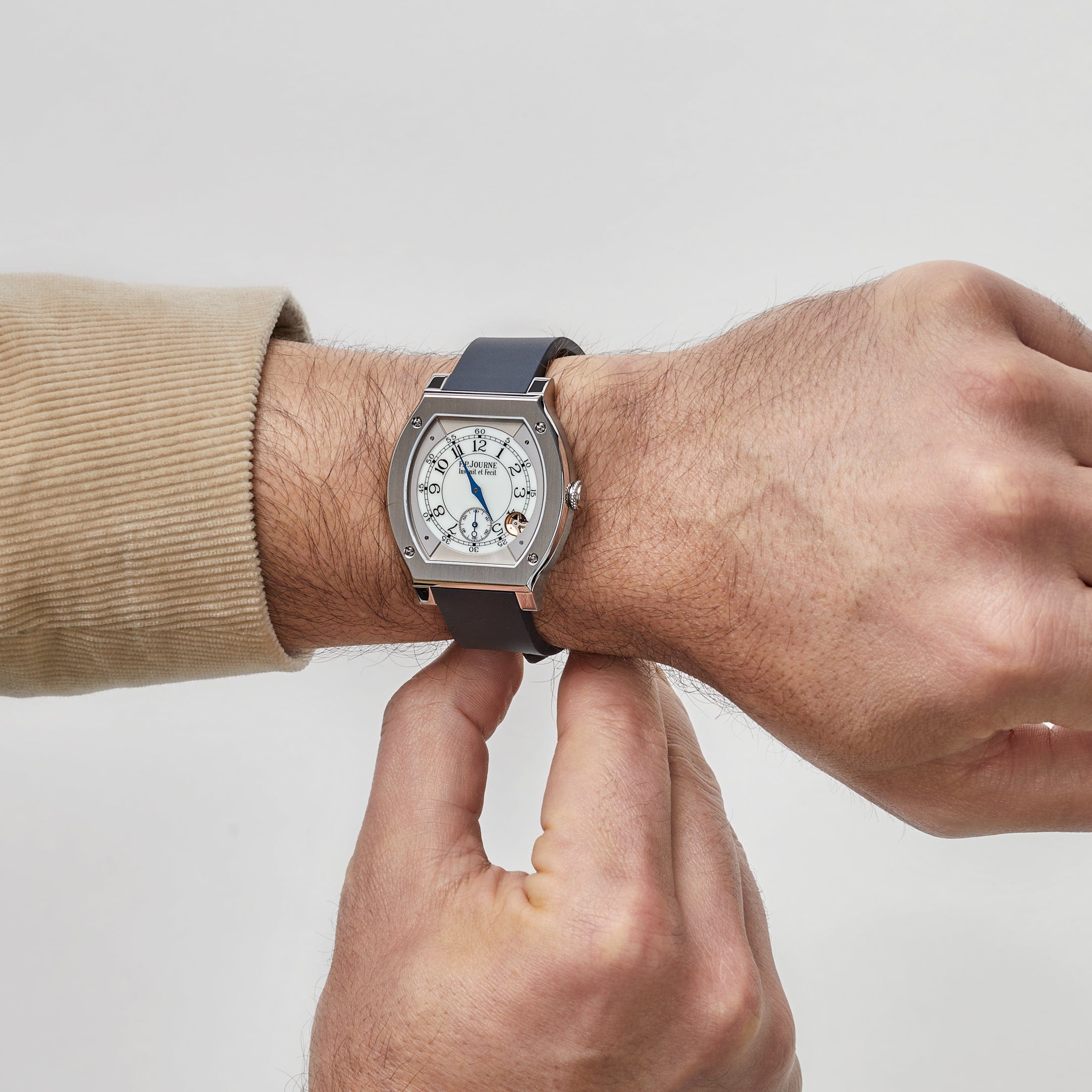 F.P. Journe Élégante 48 Titanium Luminescent White Dial