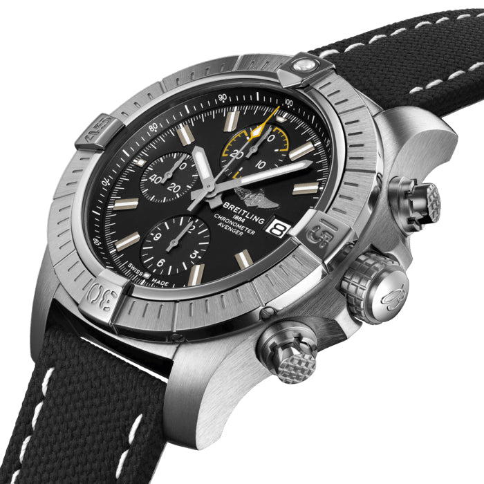 Breitling Avenger Chronograph Stainless Steel Men's Watch - Premium Luxury Product