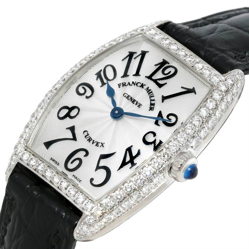 Franck Muller Cintree Curvex Classique 18K White Gold & Diamonds Men's Watch