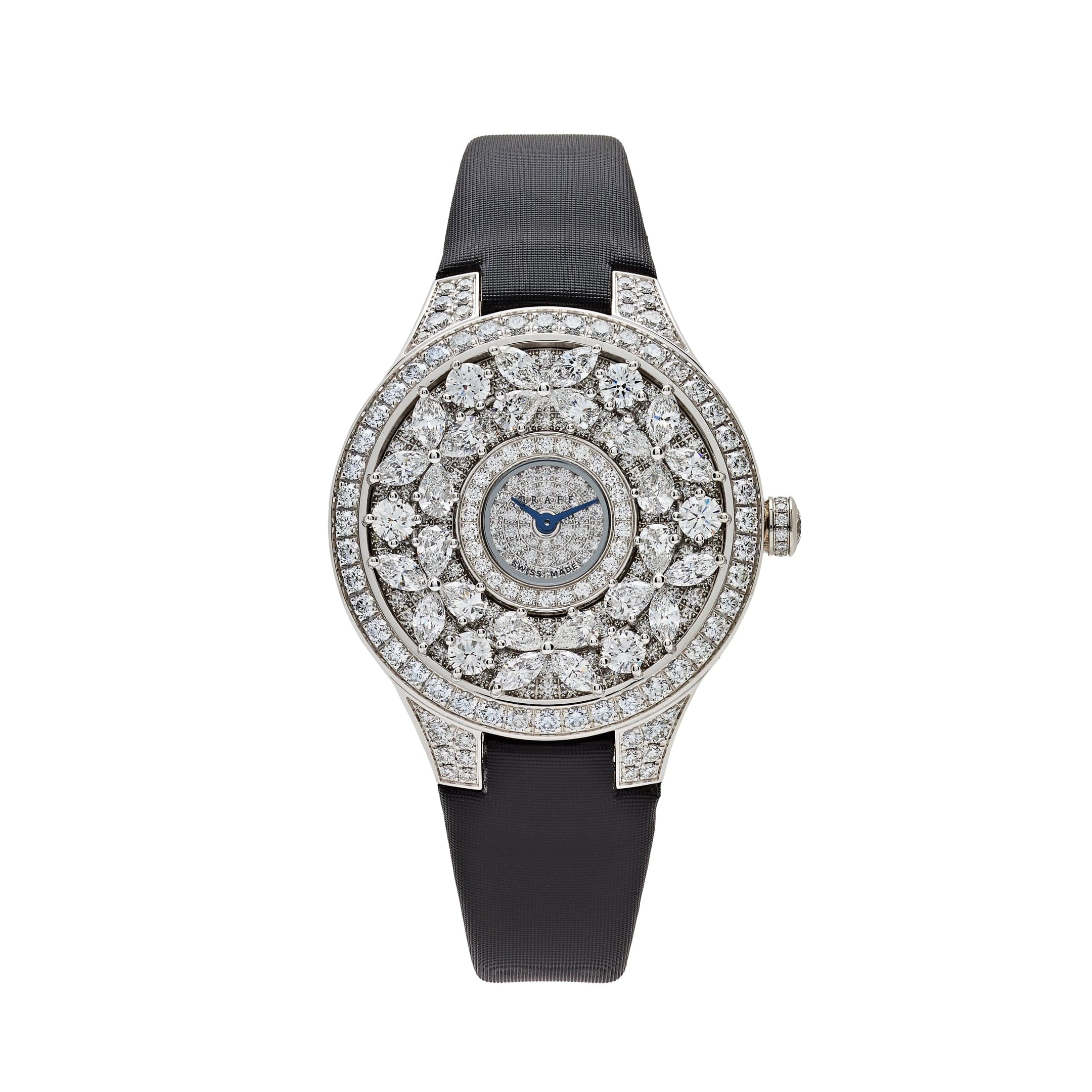Graff Classic Butterfly Diamond Watch White Gold Diamond Dial - Premium Luxury Product