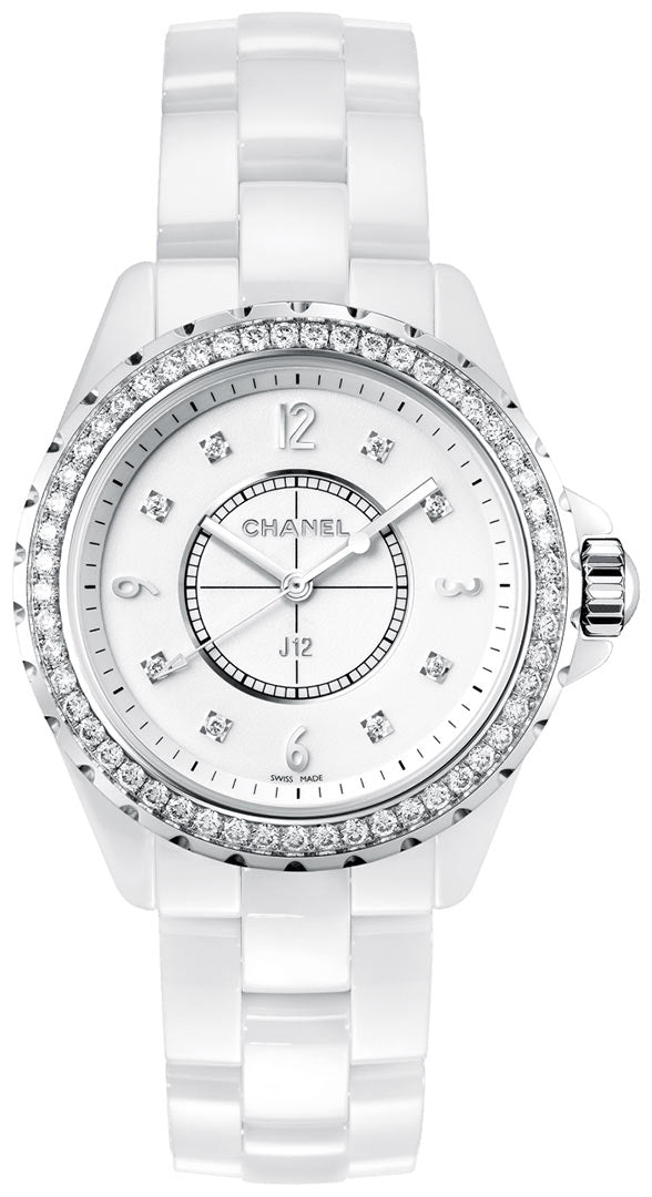 Chanel J12 Ceramic Diamond Lady's Watch