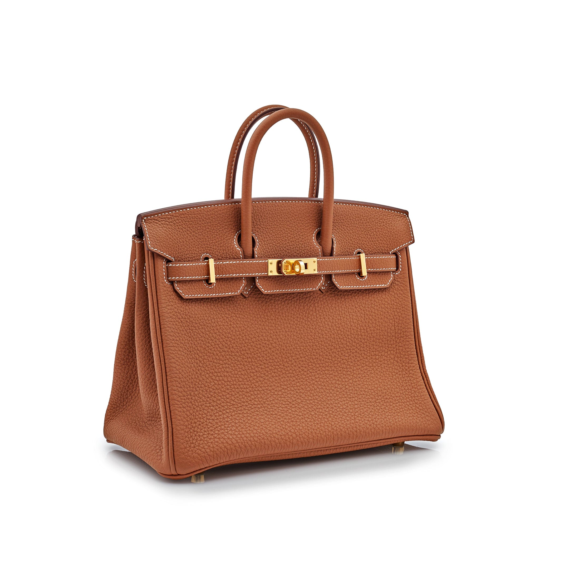 Hermès Birkin 25 Togo Calfskin 37 Gold / Gold Hardware