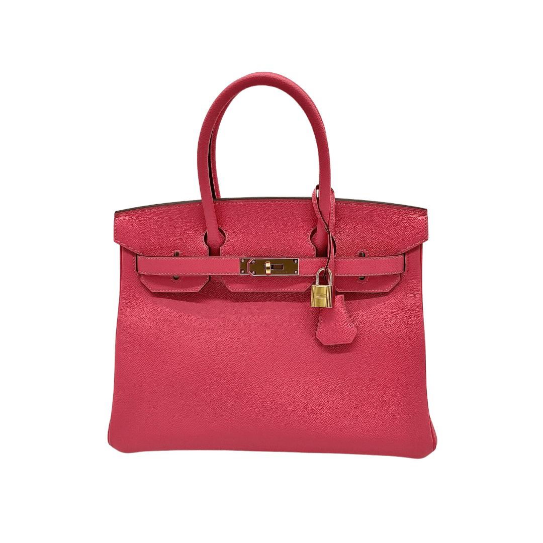 Hermès Birkin 30 Epsom Rose Azalee Gold Hardware