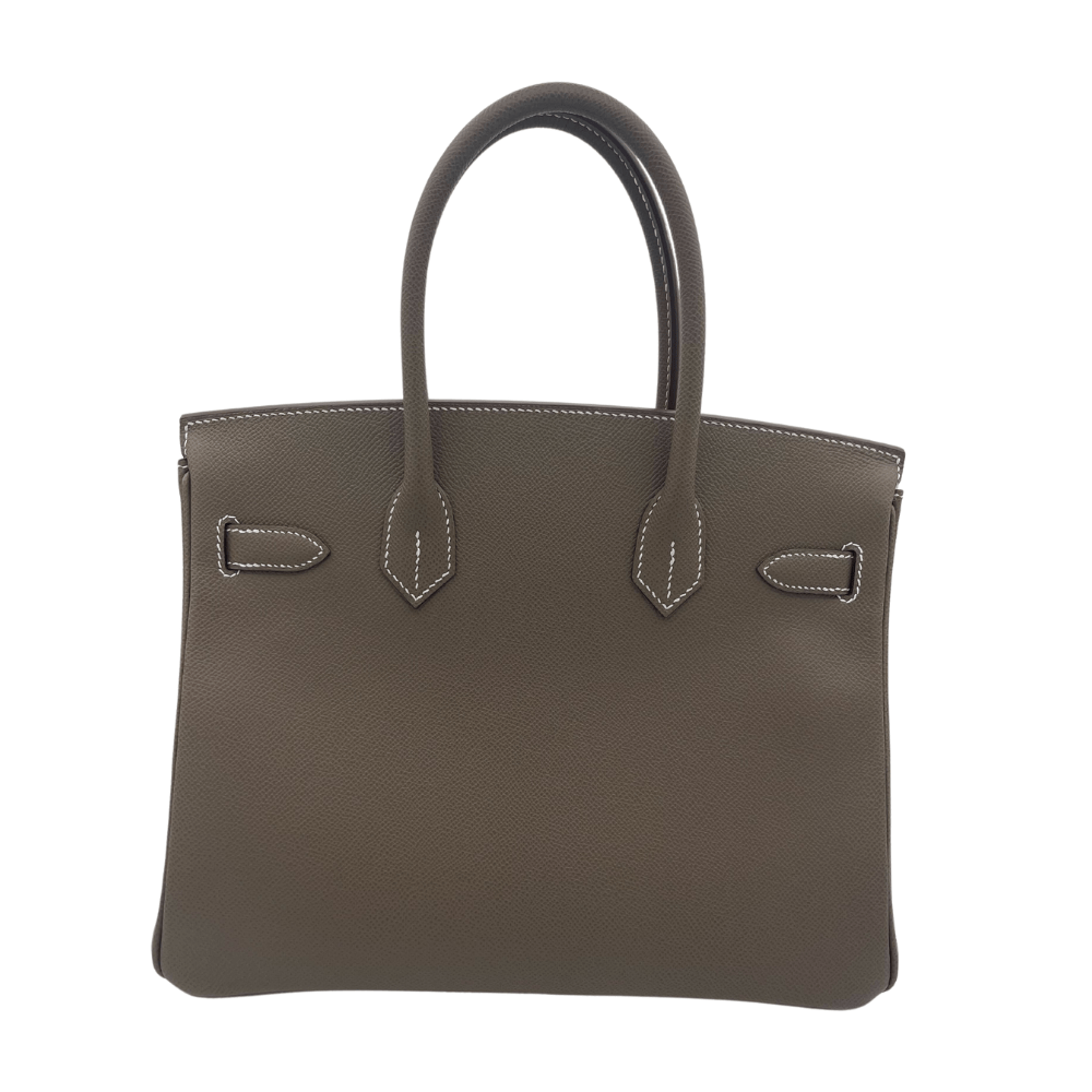 Hermès Birkin 30 Sellier Epsom Étoupe Palladium Hardware