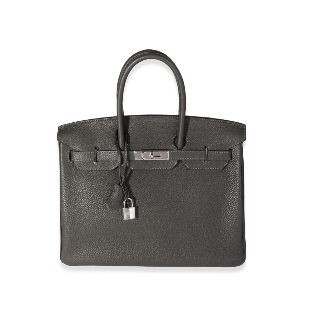 Hermès Birkin 35 Togo Graphite Palladium Hardware