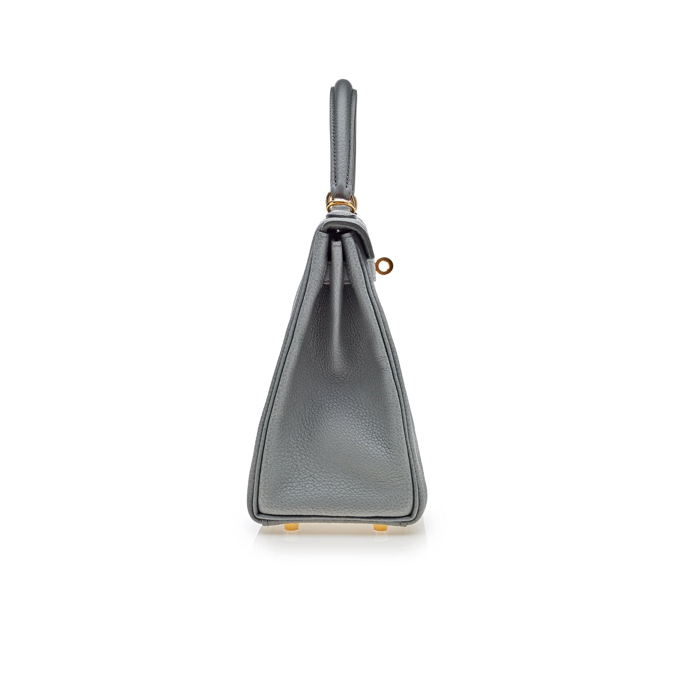 Hermès Kelly 25 Retourne Veau Togo Vert Amande Gold Hardware