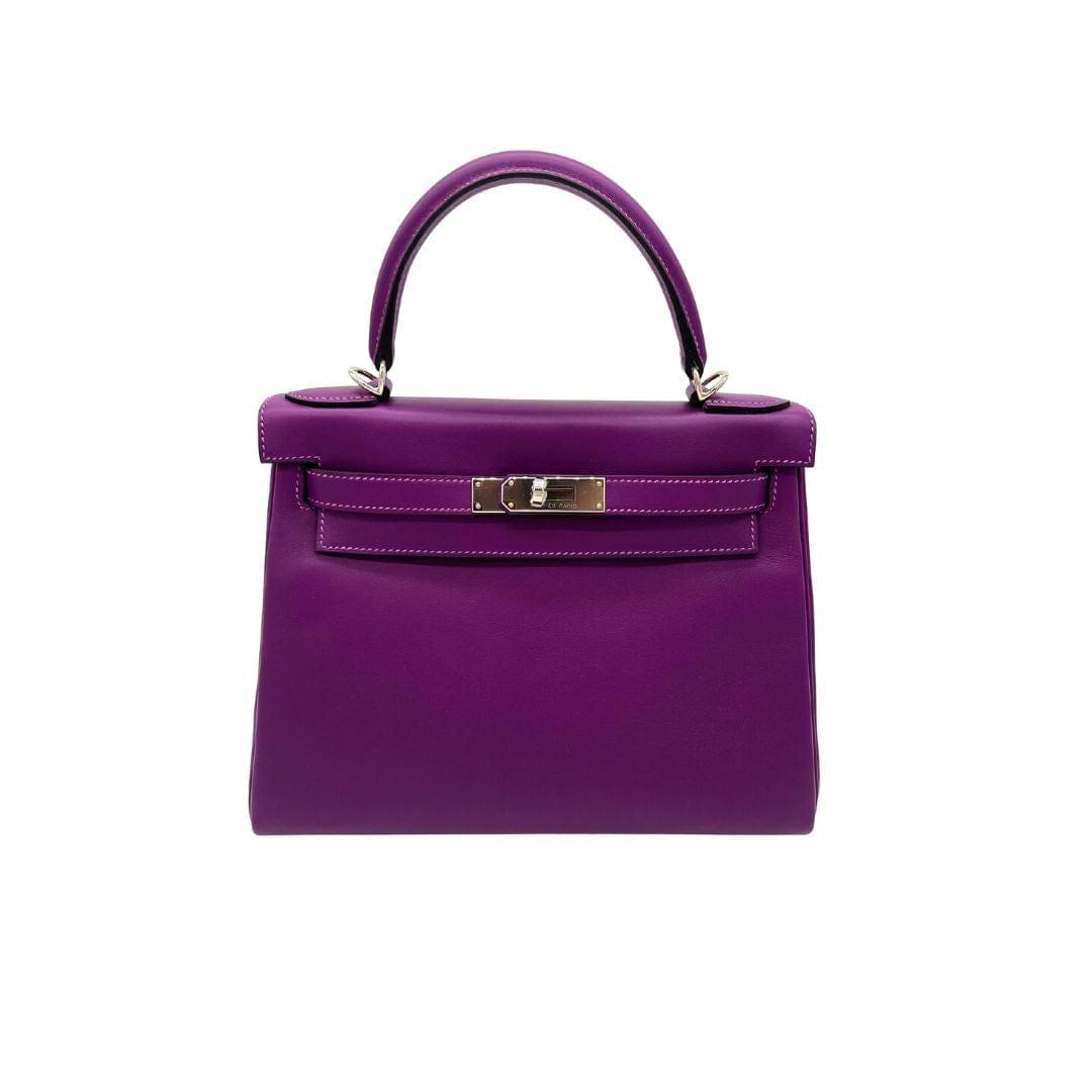 Hermès Kelly II Retourne 28 Veau Swift Anemone
