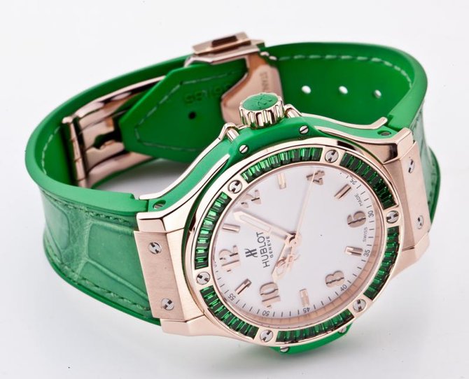 Hublot Big Bang Tutti Frutti Apple 18K Rose Gold Ladies Watch