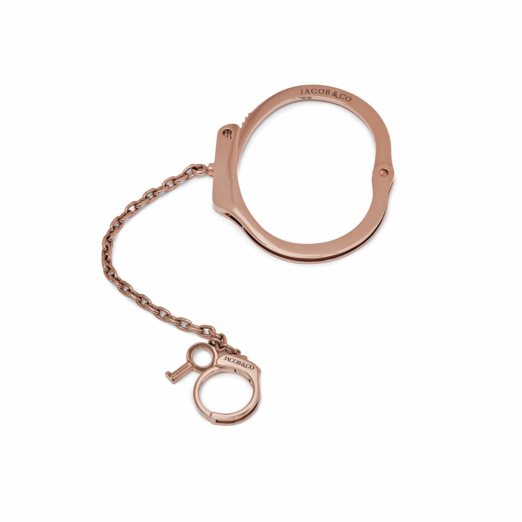 Jacob & Co. 'Love Lockdown' Wristlet Handcrafted Rose Gold 91638482 - Premium Luxury Product