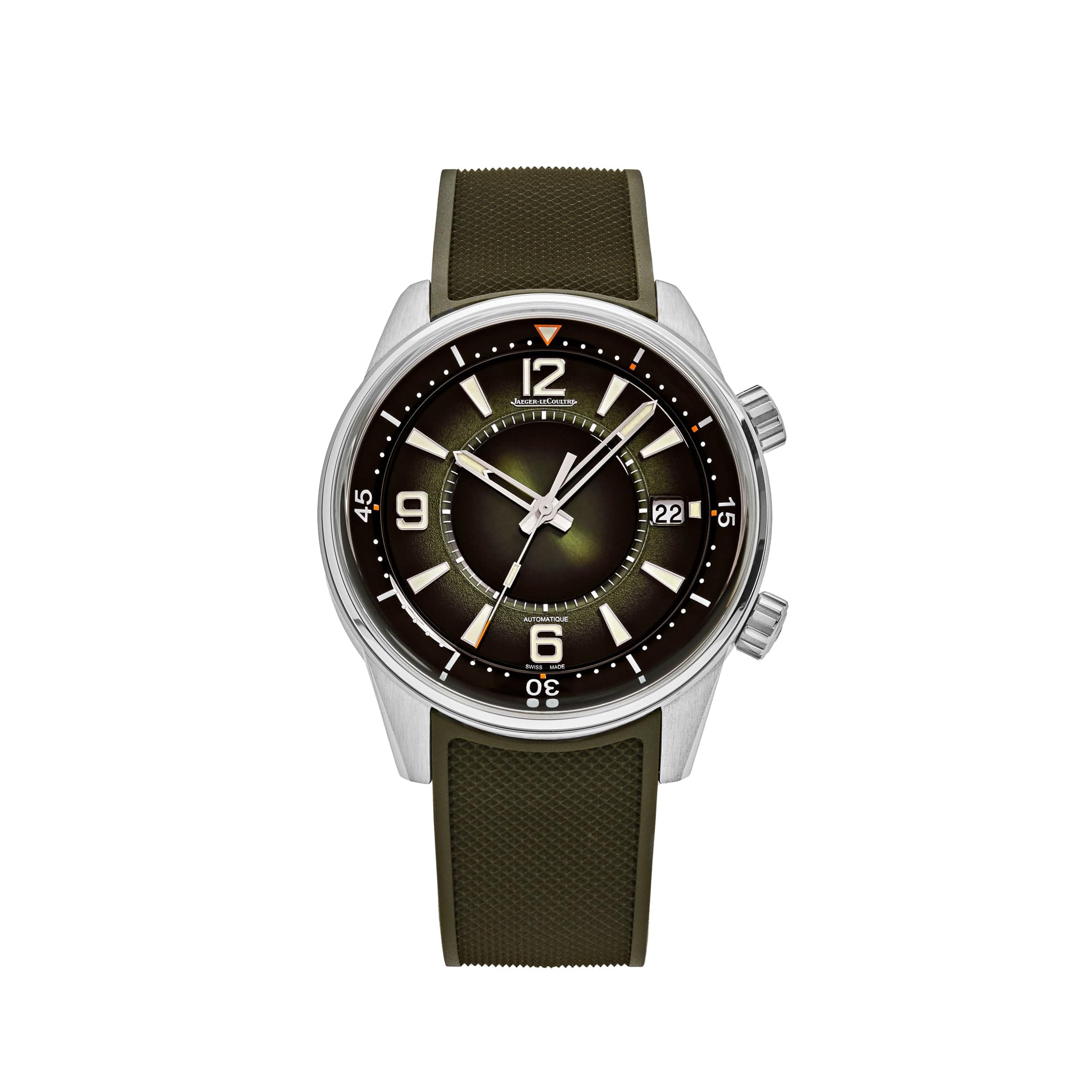Jaeger-LeCoultre Polaris Date Q906863J Stainless Steel Green Dial - Premium Luxury Product