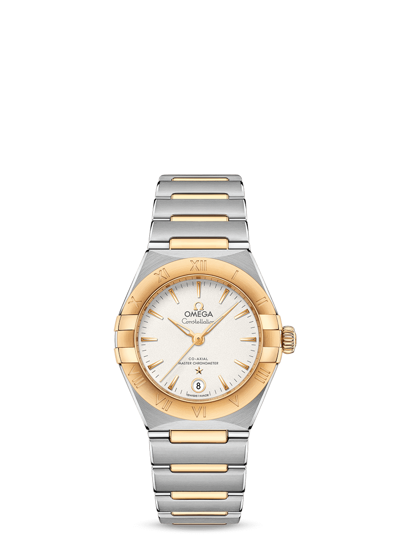 Omega Constellation Co-Axial Master Chronometer Stainless steel & Yellow Gold Lady’s Watch - Premium Luxury Product