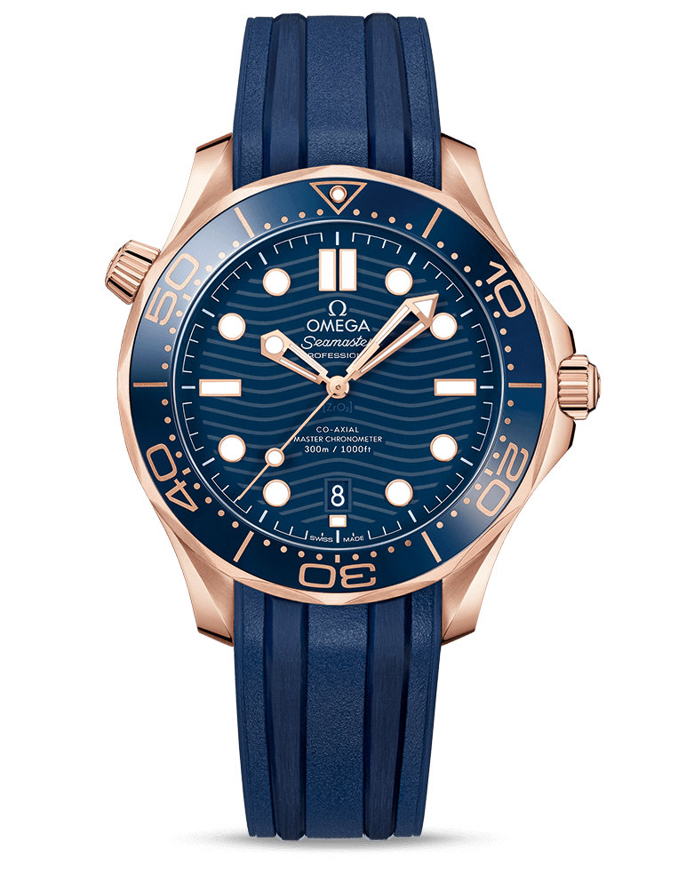 Omega Seamaster 300 Master Co-Axial 18K Sedna Gold - Premium Luxury Product