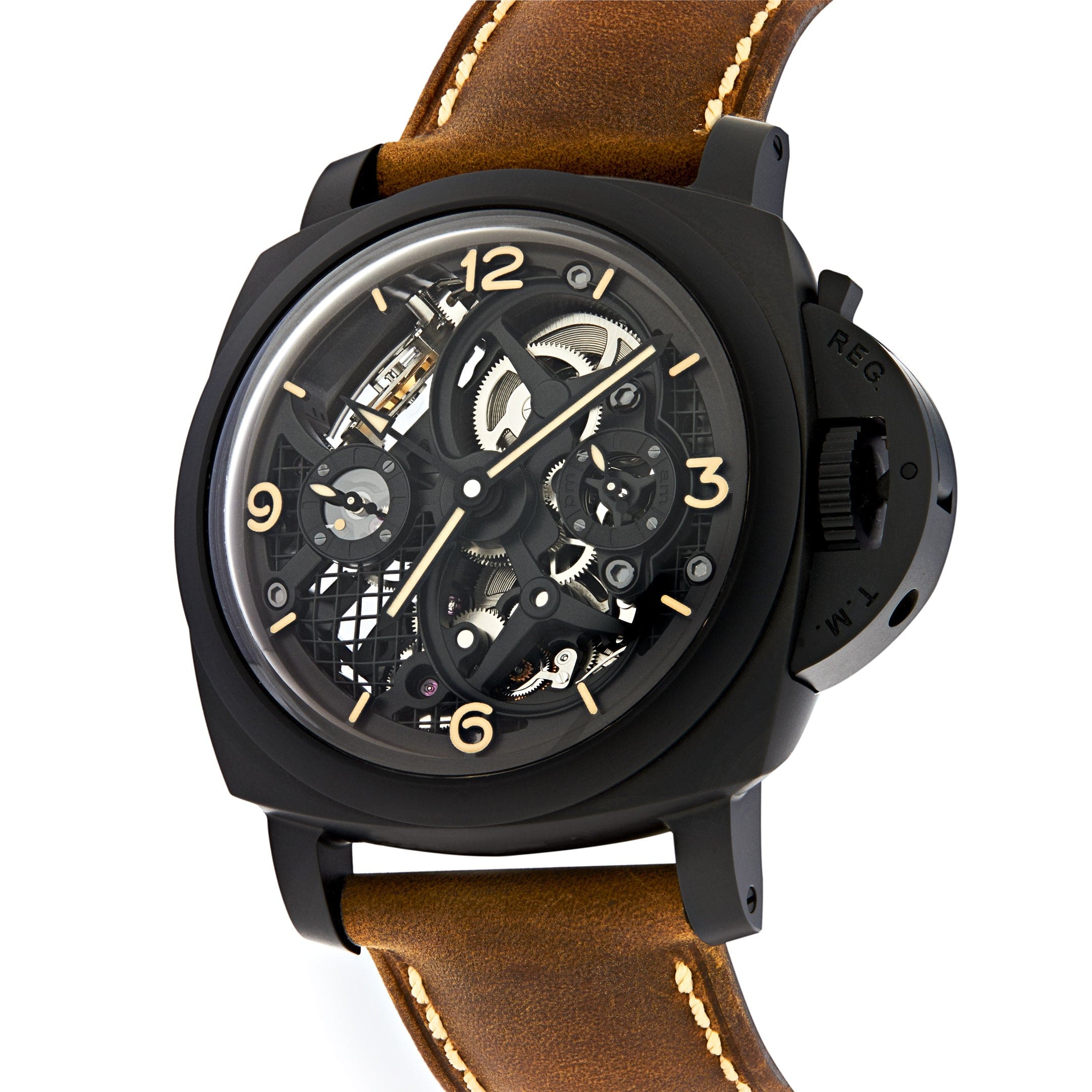 Panerai Lo Scienziato Luminor 1950 Tourbillon GMT Ceramica PAM00528