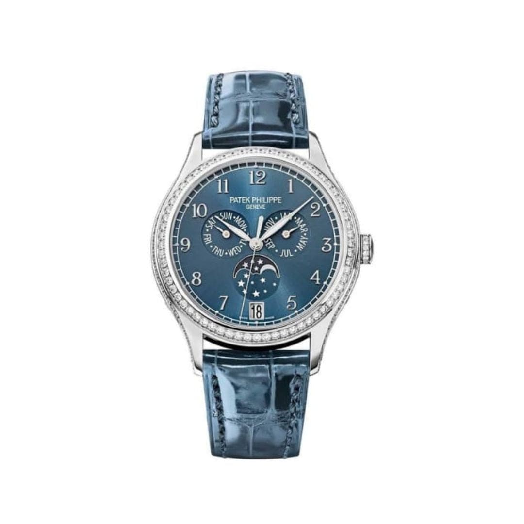 Patek Philippe Complications 4947G-001 Annual Calendar White Gold Blue Dial
