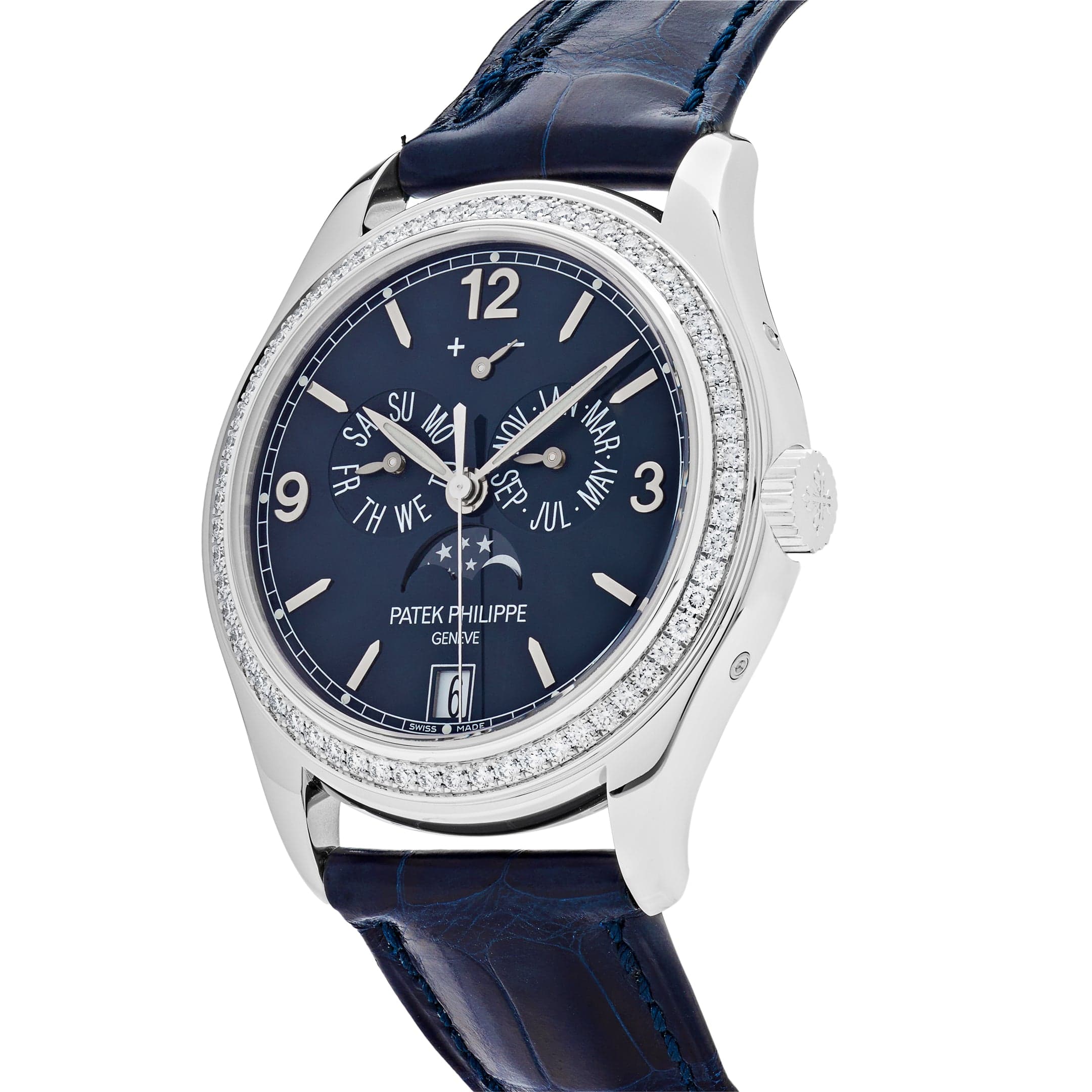 Patek Philippe Complications 5147G-001 Diamond Bezel Annual Calendar Moon Phase (2023)