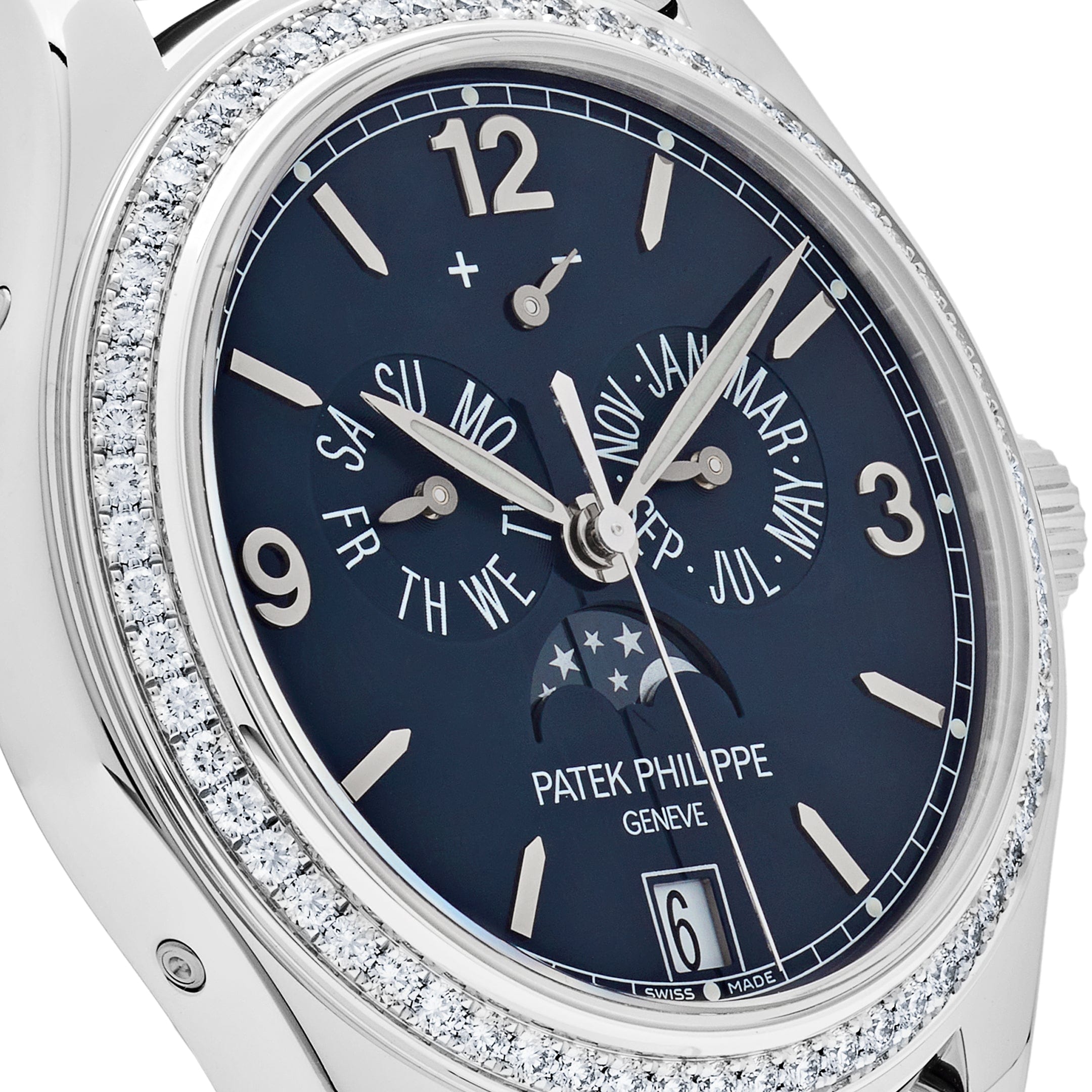 Patek Philippe Complications 5147G-001 Diamond Bezel Annual Calendar Moon Phase (2023)