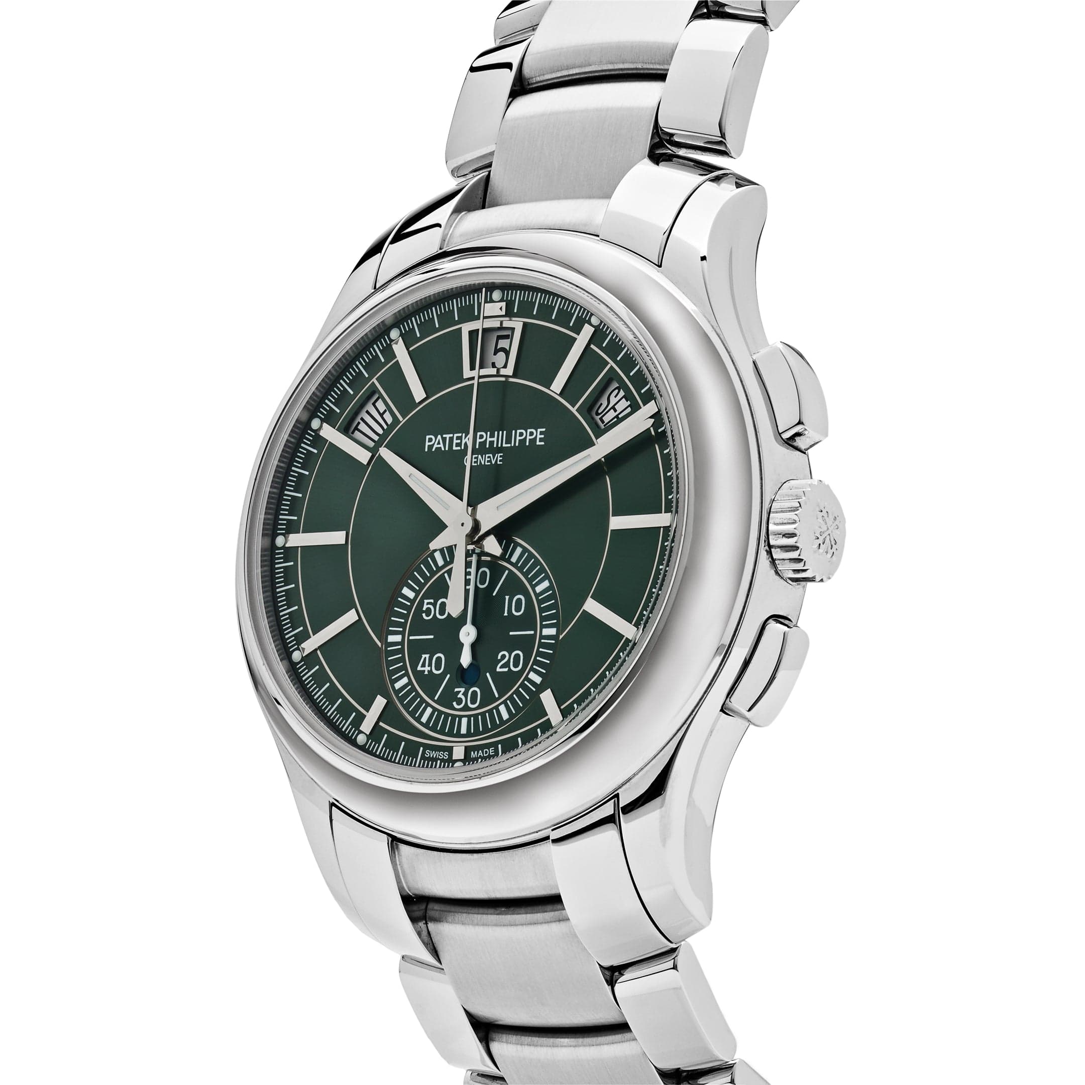 Patek Philippe Complications 5905/1A-001 Annual Calendar Flyback Chronograph Green Dial