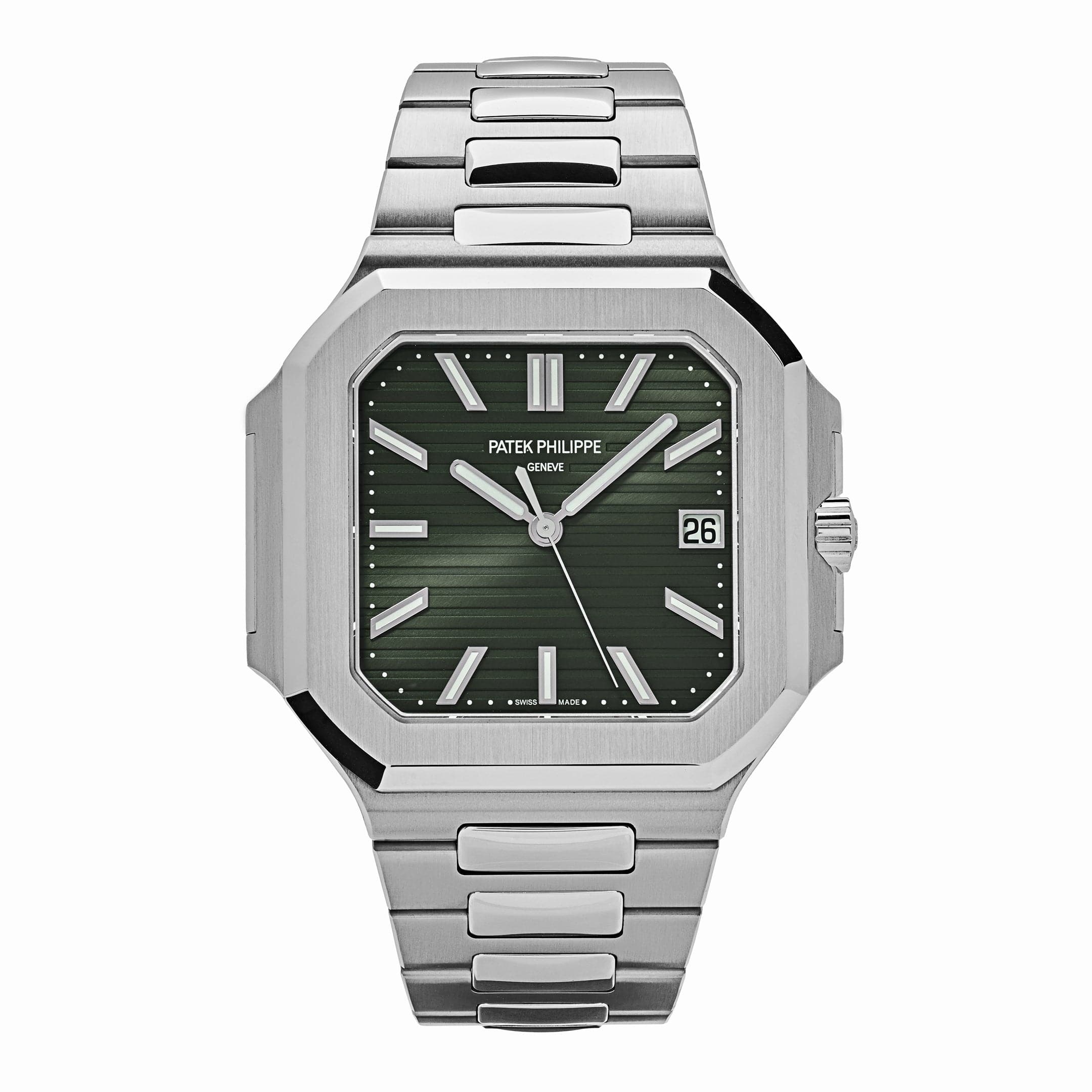 Patek Philippe Cubitus 5821/1A-001 Stainless Steel Green Dial (2024)