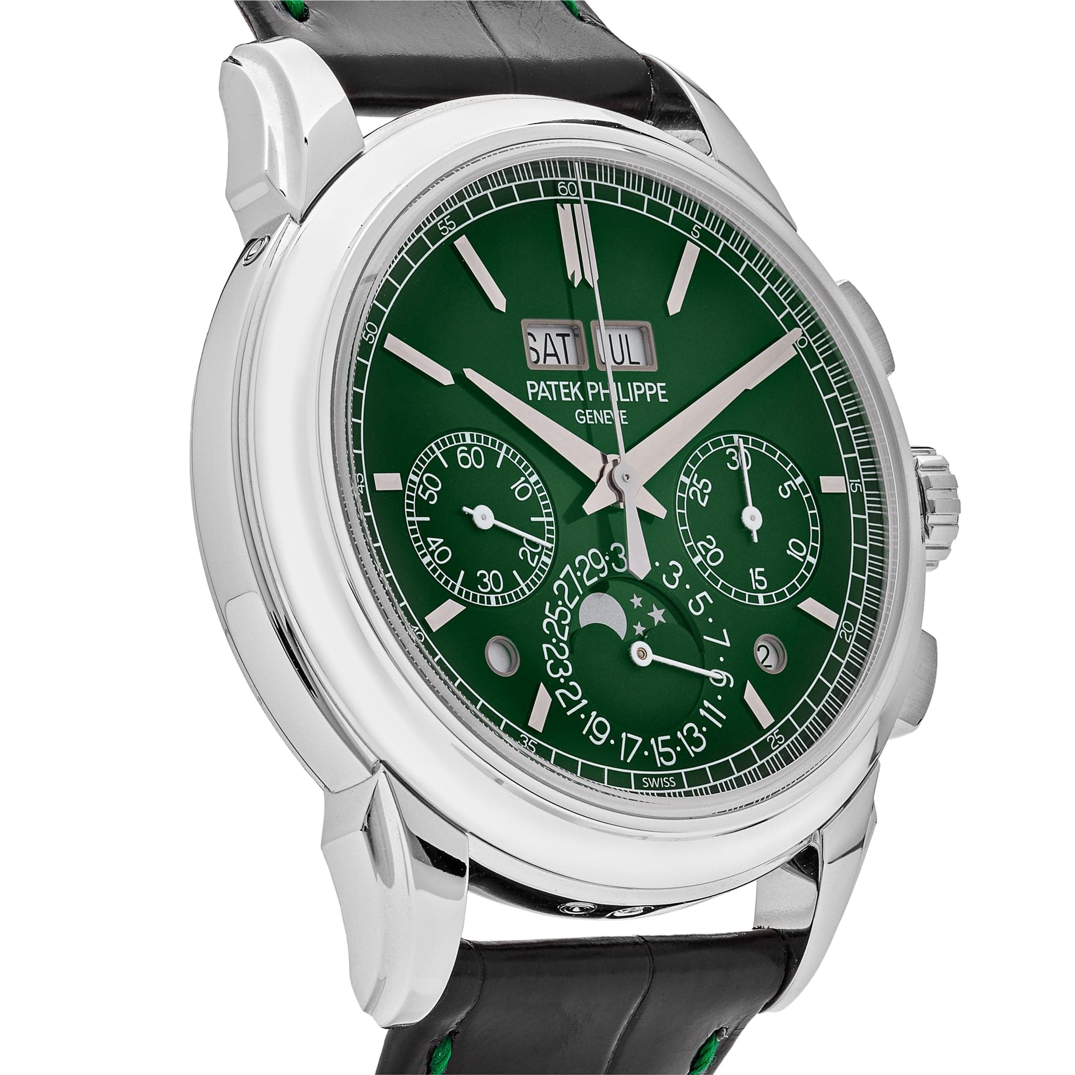 Patek Philippe Grand Complications 5270P-014 Perpetual Calendar Chronograph Platinum Green Dial (2024)